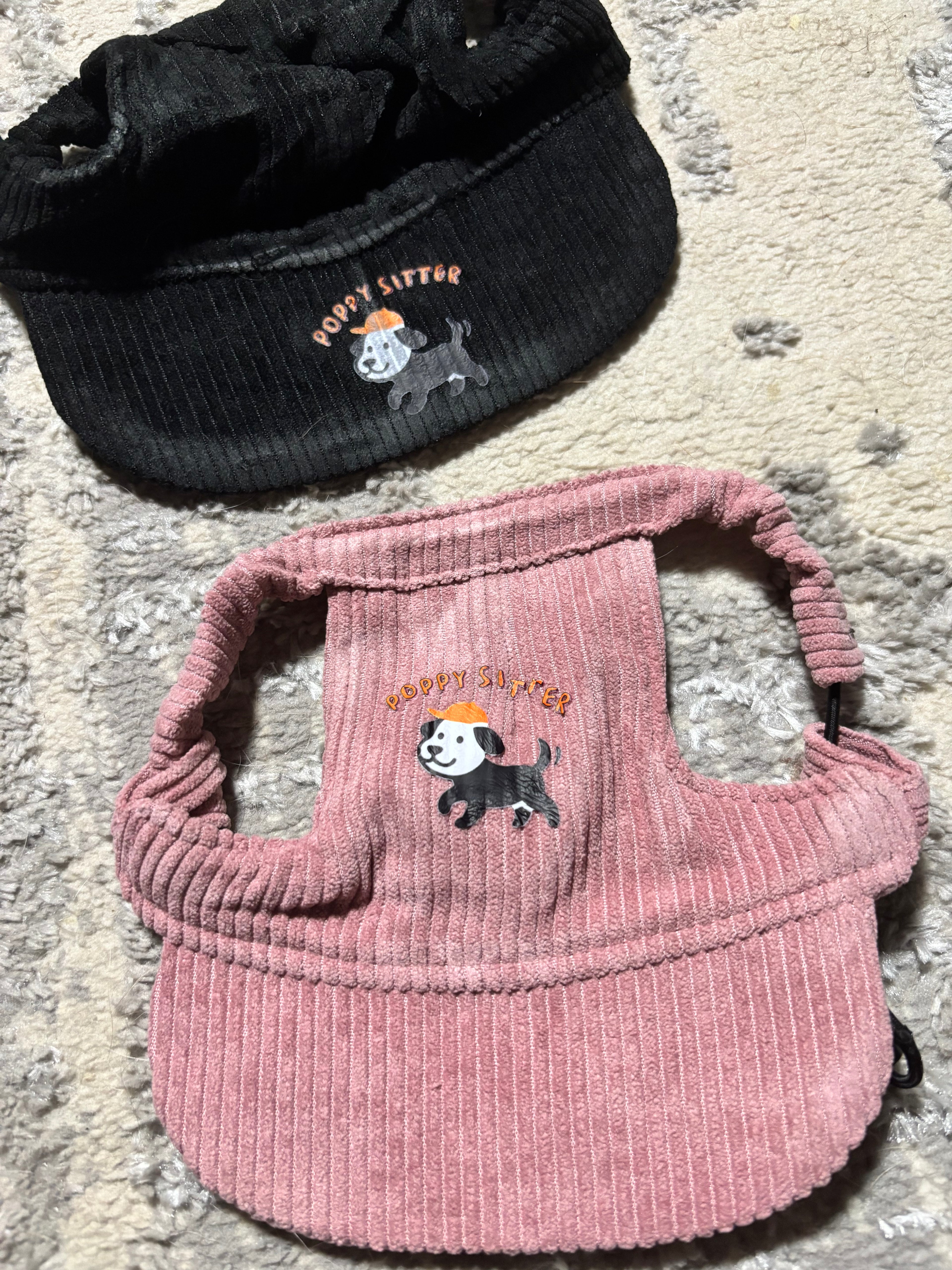 Cord-Sonnenmütze für Hunde